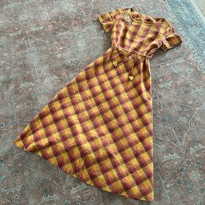 Vintage Embroidered Harvest Dress